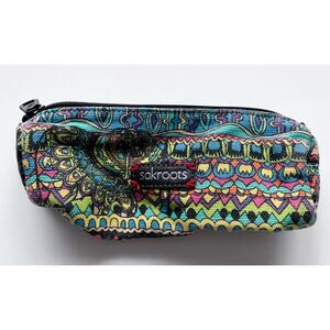 Sakroots Colorful Hippie Peace Symbol Pouch
